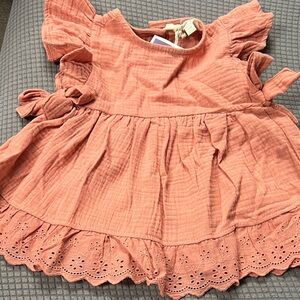 Adorable Coral Kids Dress